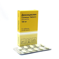 Доксициклин Солюшн Таблетс 100 мг, N10, табл. дисперг.