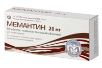 Мемантин 20 мг, №90, табл. покр. плен. об.