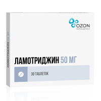 Ламотриджин 50 мг, N30, табл.