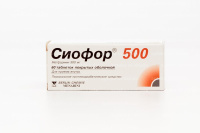 Сиофор 500 500 мг, N60, табл. п/о