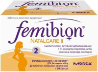Фемибион Наталкеа II 30 таб.+ 30 мягких капсул