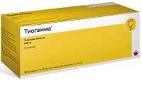 Тиогамма 12 мг/мл, 50 мл, N10, р-р для инф.