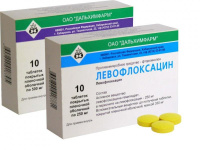 Левофлоксацин 250 мг, N10, табл. покр. плен. об.