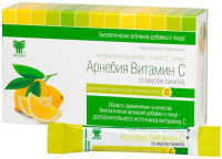 Арнебия Витамин С со вкусом лимона, растворимый порошок для приготовления напитка № 10
