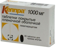 Кеппра 1000 мг, N30, табл. п/о