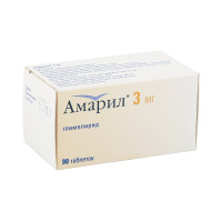 Амарил 3 мг, N90, табл.