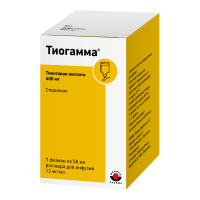 Тиогамма 12 мг/мл, 50 мл, N1, р-р для инф.