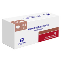 Моксонидин Канон 0,3 мг, N28, табл. покр. плен. об.